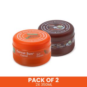 Carrot + Cocoa butter Tanning Cream Bundle