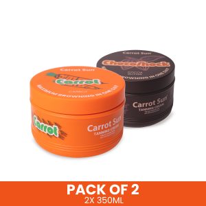 Carrot + Cocoa butter Tanning Cream Bundle