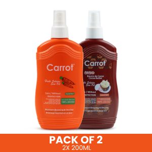 Carrot + Cocoa-Butter Tanning Sprays Bundle