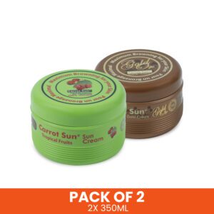 Gold + Tropical-Fruits Tanning Cream Bundle