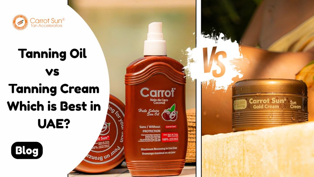 Tanning Oil vs Tanning Cream