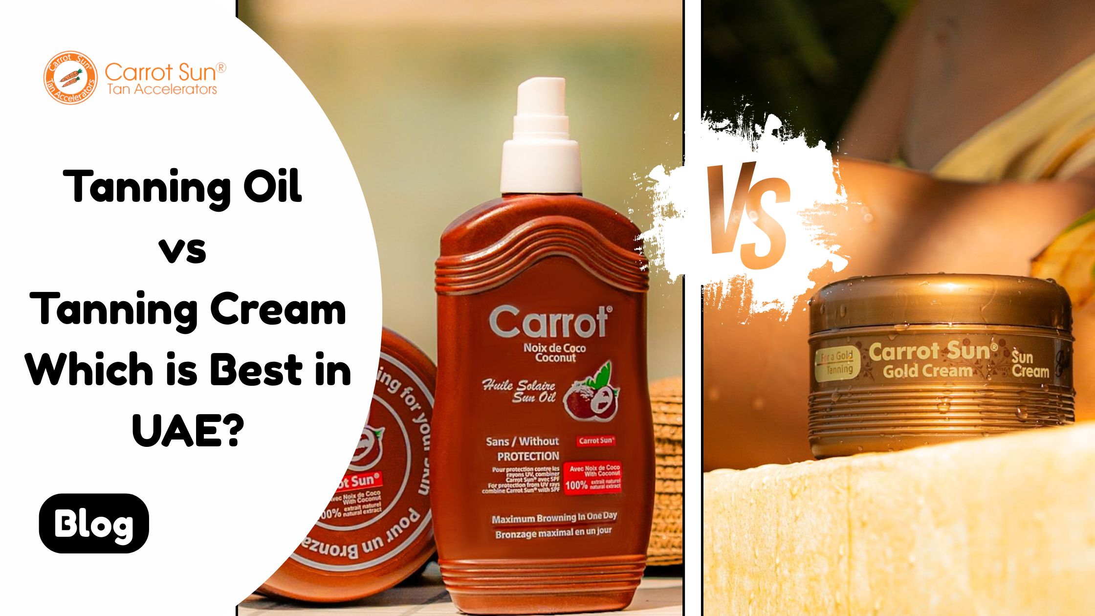 Tanning Oil vs Tanning Cream