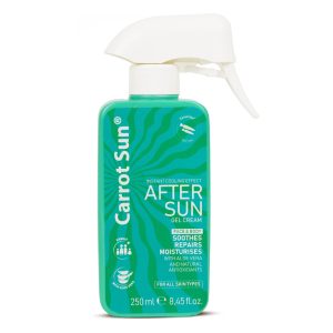 AFTERSUN Carrot Sun - Face And Body Gel Cream With Aloe Vera ( Soothes, Repairs, Moisturize ) 250ml
