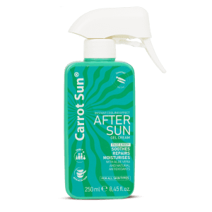 AFTERSUN Carrot Sun - Face And Body Gel Cream With Aloe Vera ( Soothes, Repairs, Moisturize ) 250ml