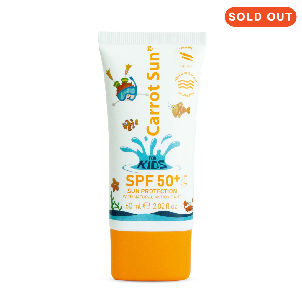 Kids SUNCREEN Carrot sun - Best For Young Skin With SPF 50+ Protection Against UVA/UVB Rays 60ml